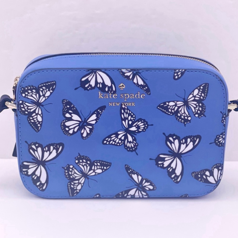 Kate Spade Staci Butterfly Sky Printed Mini
Camera Bag